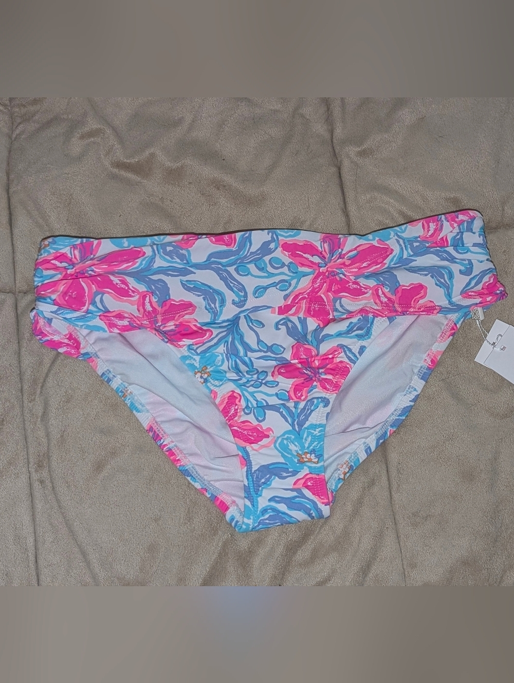 Lilly Pulitzer NWT LAGOON SARONG HIPSTER BOTTOM
